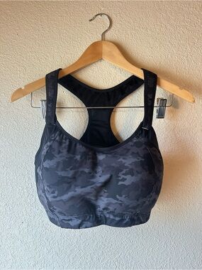 Syrokan High Impact Bra 38E / 38DD Black Camo